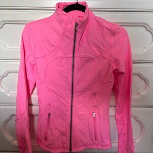 LIGHT NEON PINK LULU LEMON JACKET